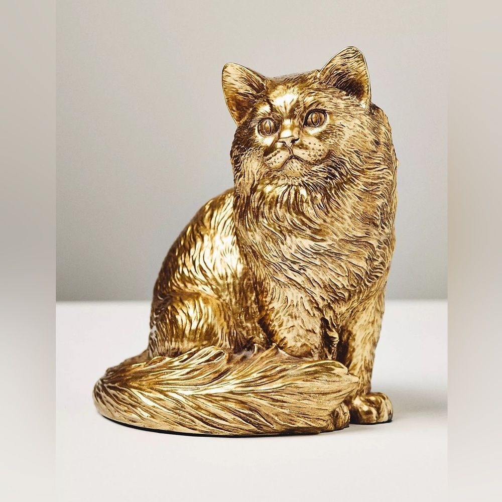 New Anthropologie Cat Decorative Object One Size